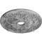 Ekena Millwork Jamie Medallion (Canopies up to 3 7/8"), 23 5/8"OD x 3 7/8"ID x 2 1/8"P, Ultra Pure White Crackle CM23JAUWC - alternate 2